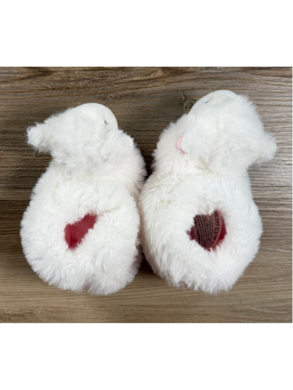 Baby Doudou et Compagnie Lamb Slippers White Pink - Picture 2 of 8